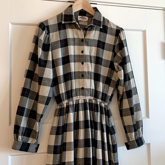 Vintage Lanz Cotton Flannel Dress - Picture 3 of 6